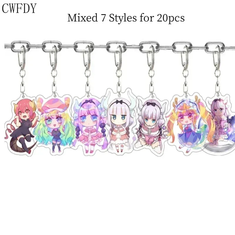20pcs Dandadan Ken Takakura Momo Ayase Cosplay Keychains