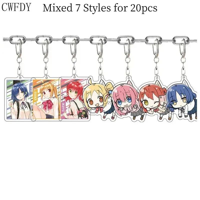 20pcs Dandadan Ken Takakura Momo Ayase Cosplay Keychains