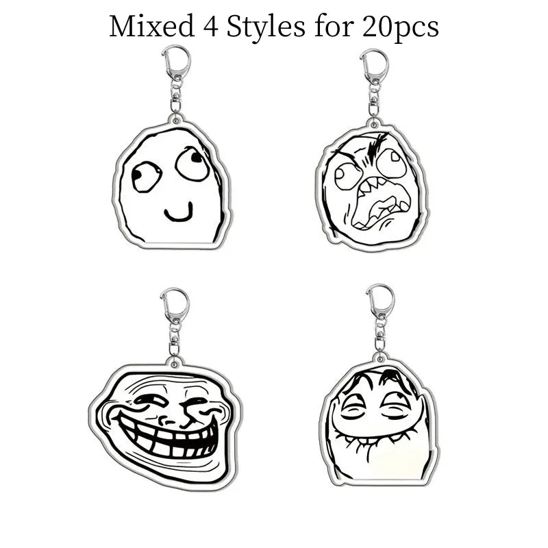 20pcs Dandadan Ken Takakura Momo Ayase Cosplay Keychains