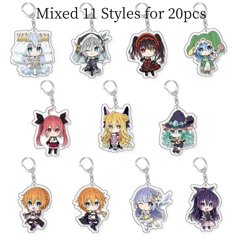 20pcs Dandadan Ken Takakura Momo Ayase Cosplay Keychains