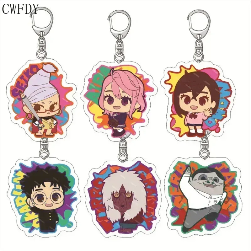 20pcs Dandadan Ken Takakura Momo Ayase Cosplay Keychains