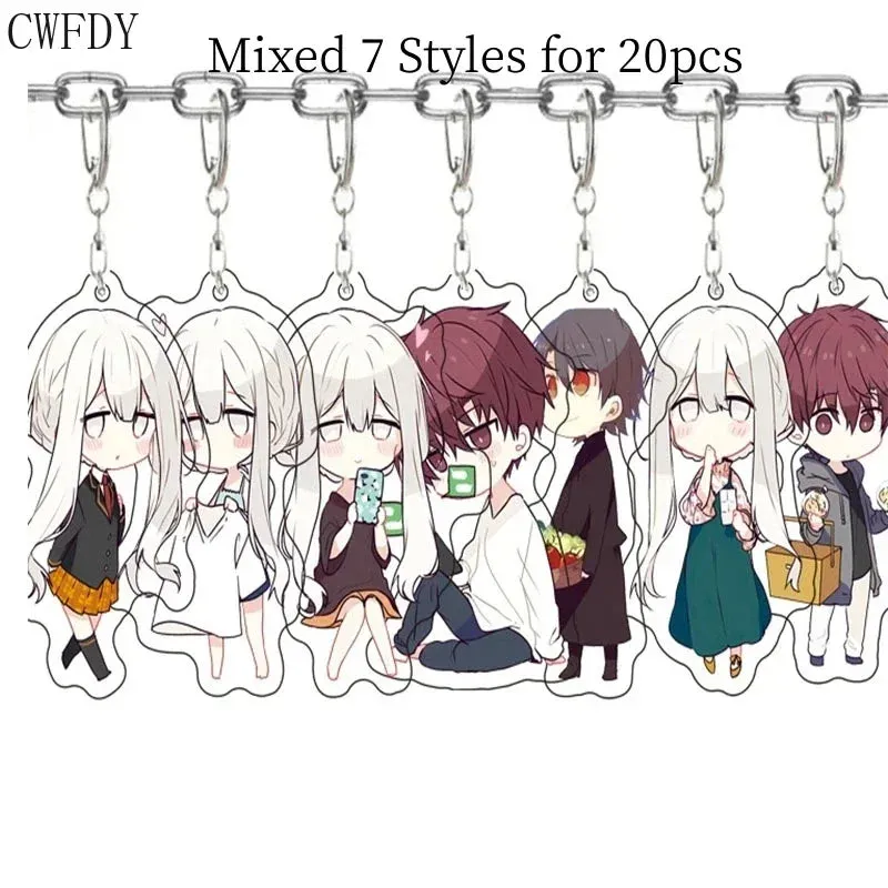 20pcs Dandadan Ken Takakura Momo Ayase Cosplay Keychains