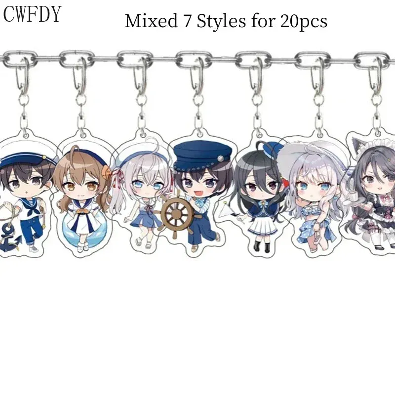 20pcs Dandadan Ken Takakura Momo Ayase Cosplay Keychains