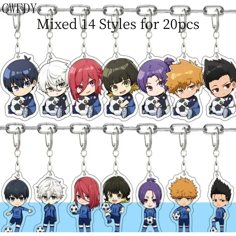 20pcs Dandadan Ken Takakura Momo Ayase Cosplay Keychains