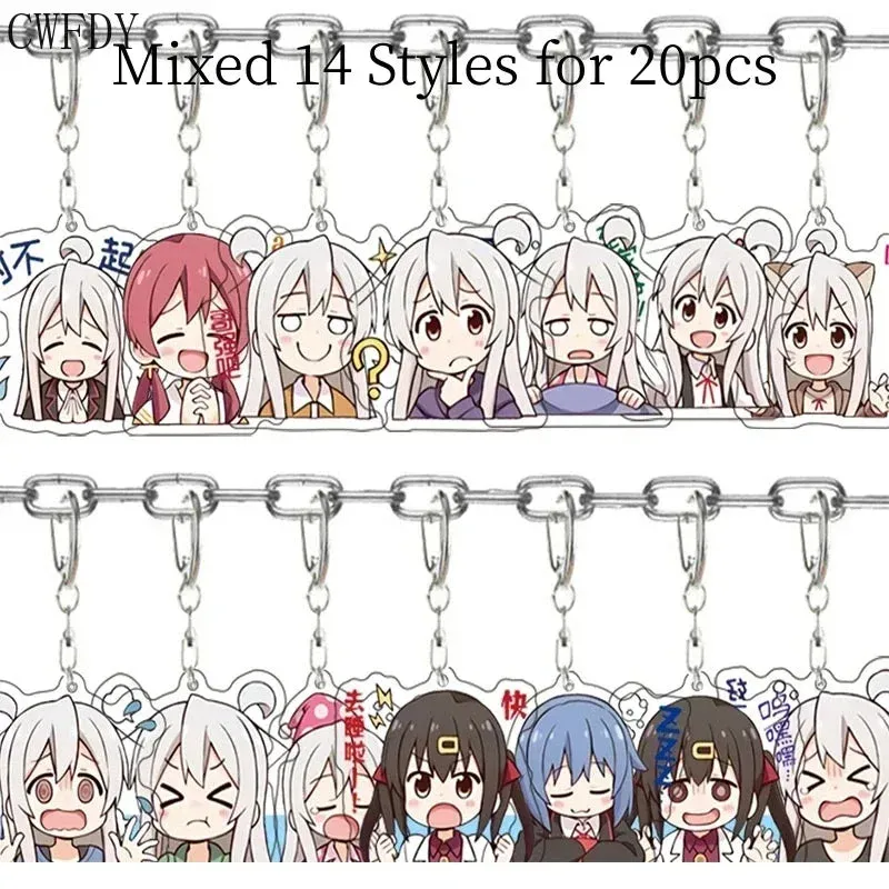 20pcs Dandadan Ken Takakura Momo Ayase Cosplay Keychains