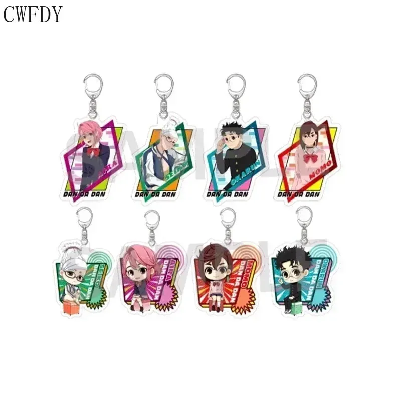 20pcs Dandadan Ken Takakura Momo Ayase Cosplay Keychains
