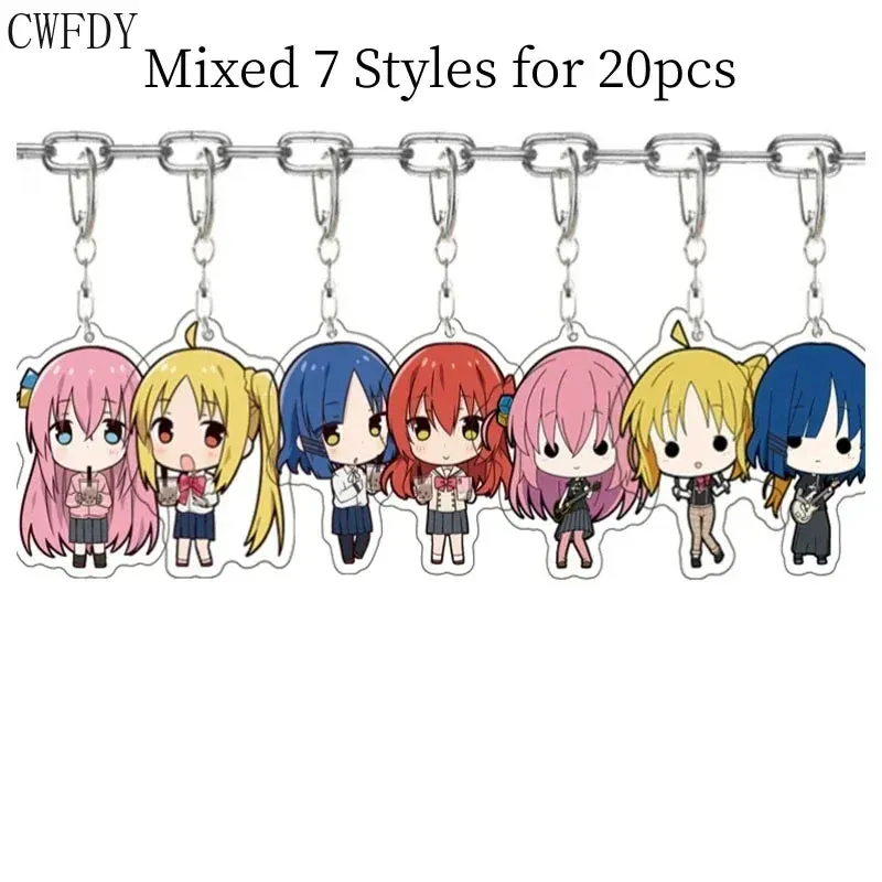 20pcs Dandadan Ken Takakura Momo Ayase Cosplay Keychains