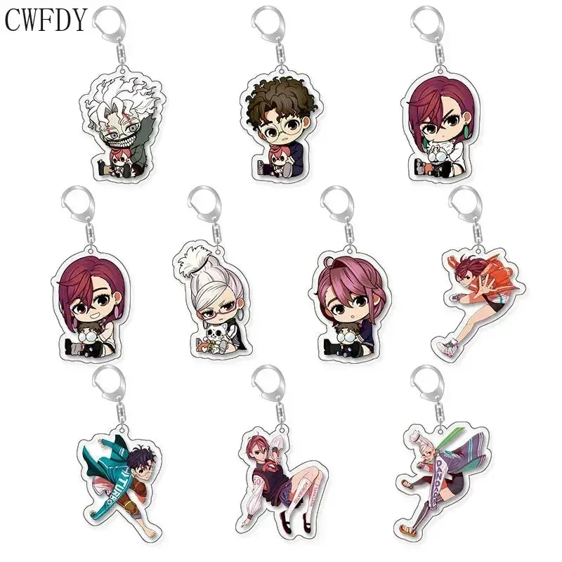20pcs Dandadan Ken Takakura Momo Ayase Cosplay Keychains