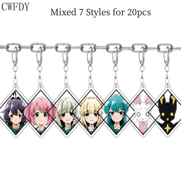 20pcs Dandadan Ken Takakura Momo Ayase Cosplay Keychains