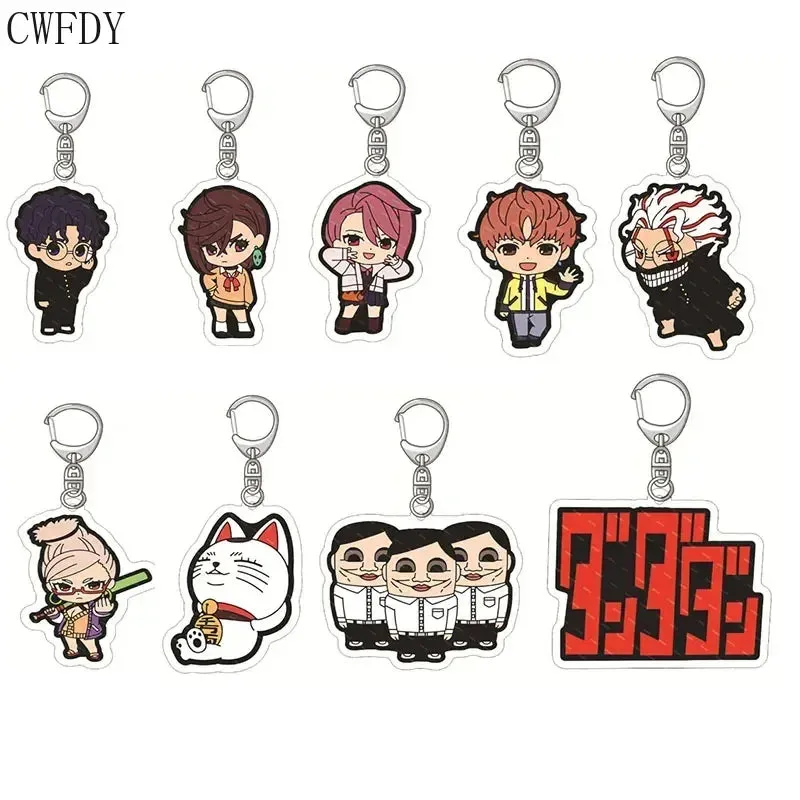 20pcs Dandadan Ken Takakura Momo Ayase Cosplay Keychains