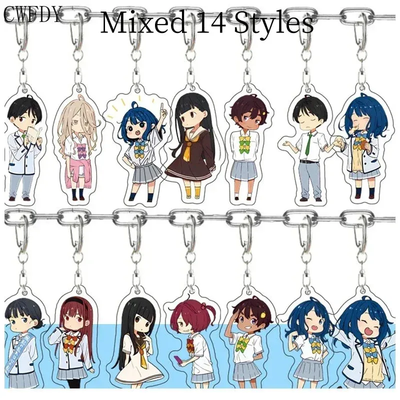 20pcs Dandadan Ken Takakura Momo Ayase Cosplay Keychains