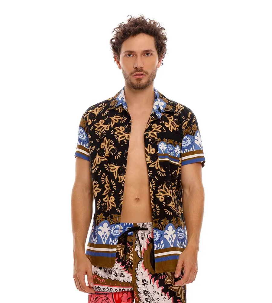Agua Bendita Antiq Dean Mens Shirt