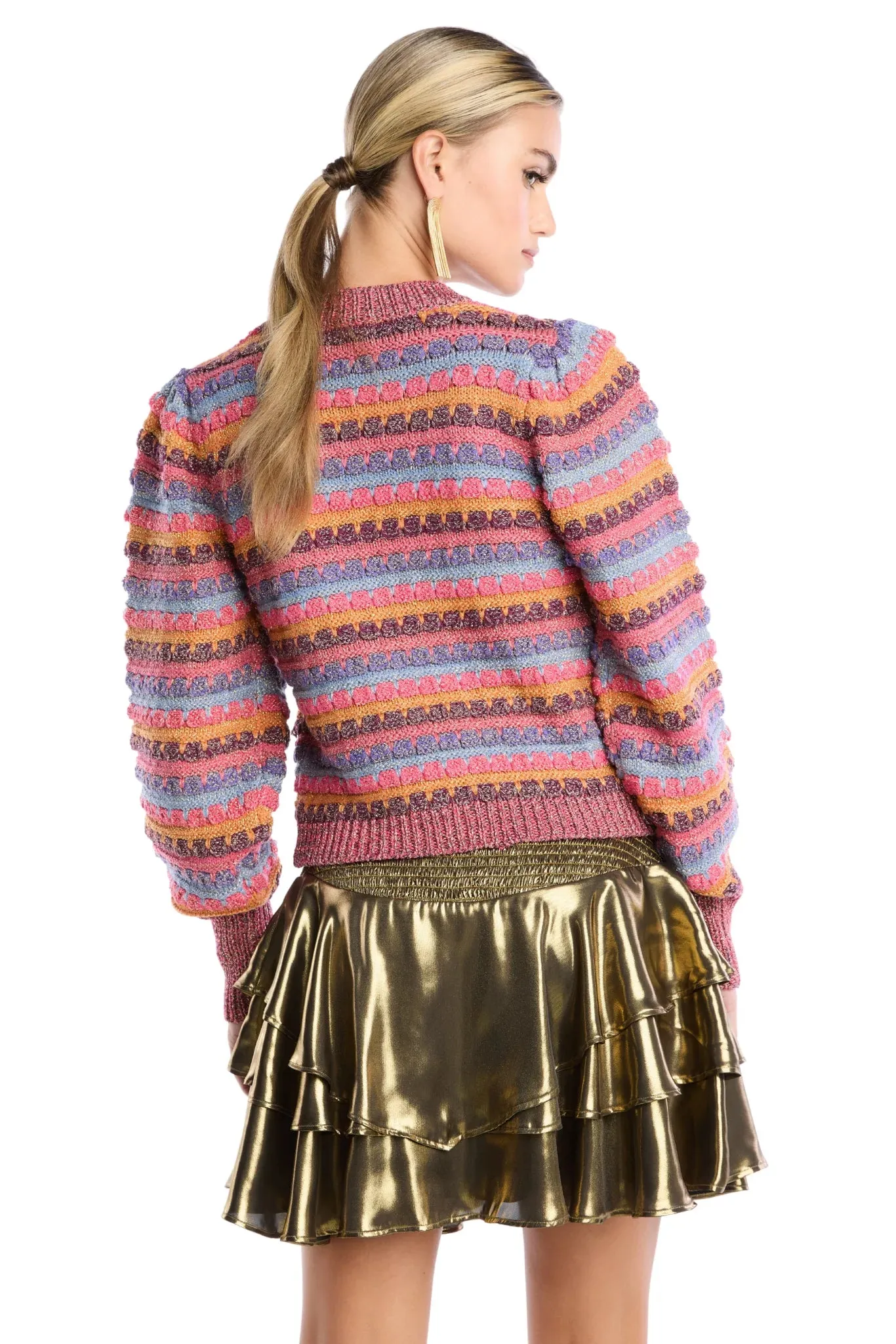 Allison New York Metallic Adele Sweater