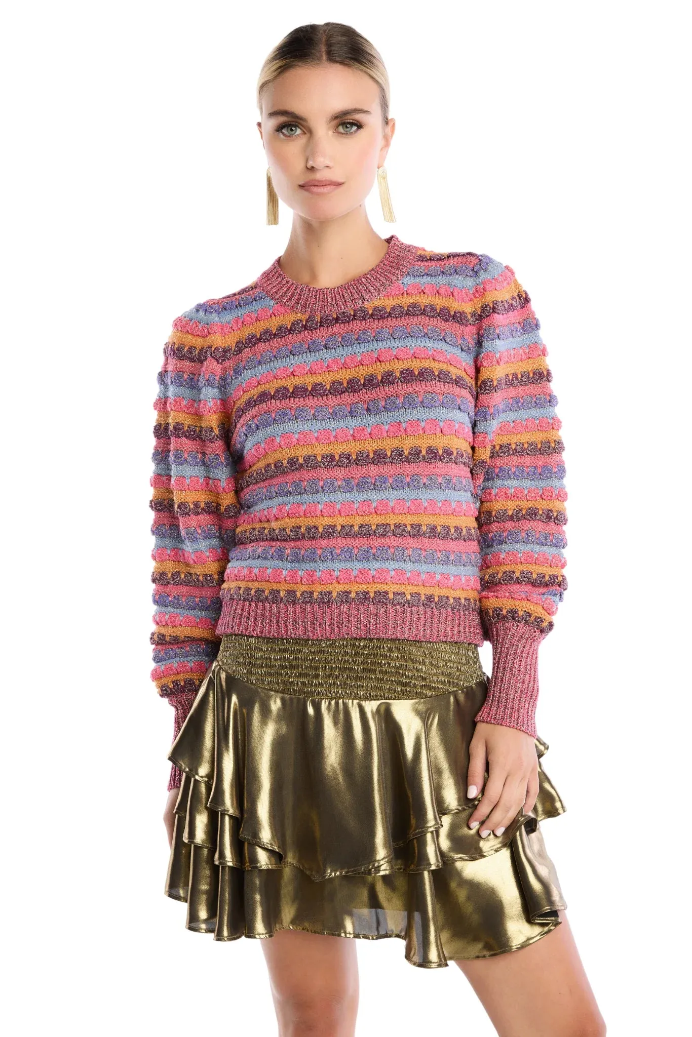 Allison New York Metallic Adele Sweater