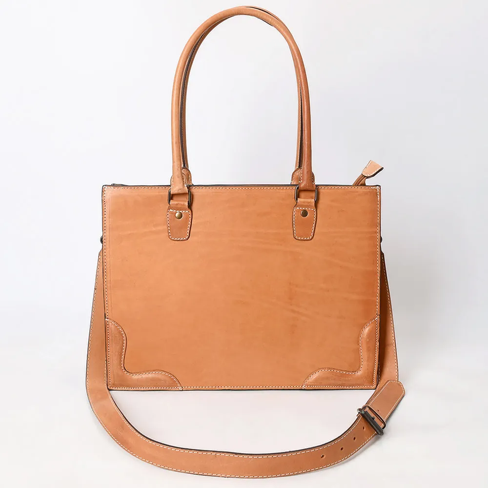 American Darling Adbg1394 Briefcase Genuine Leather Women Bag Western Handbag Purse