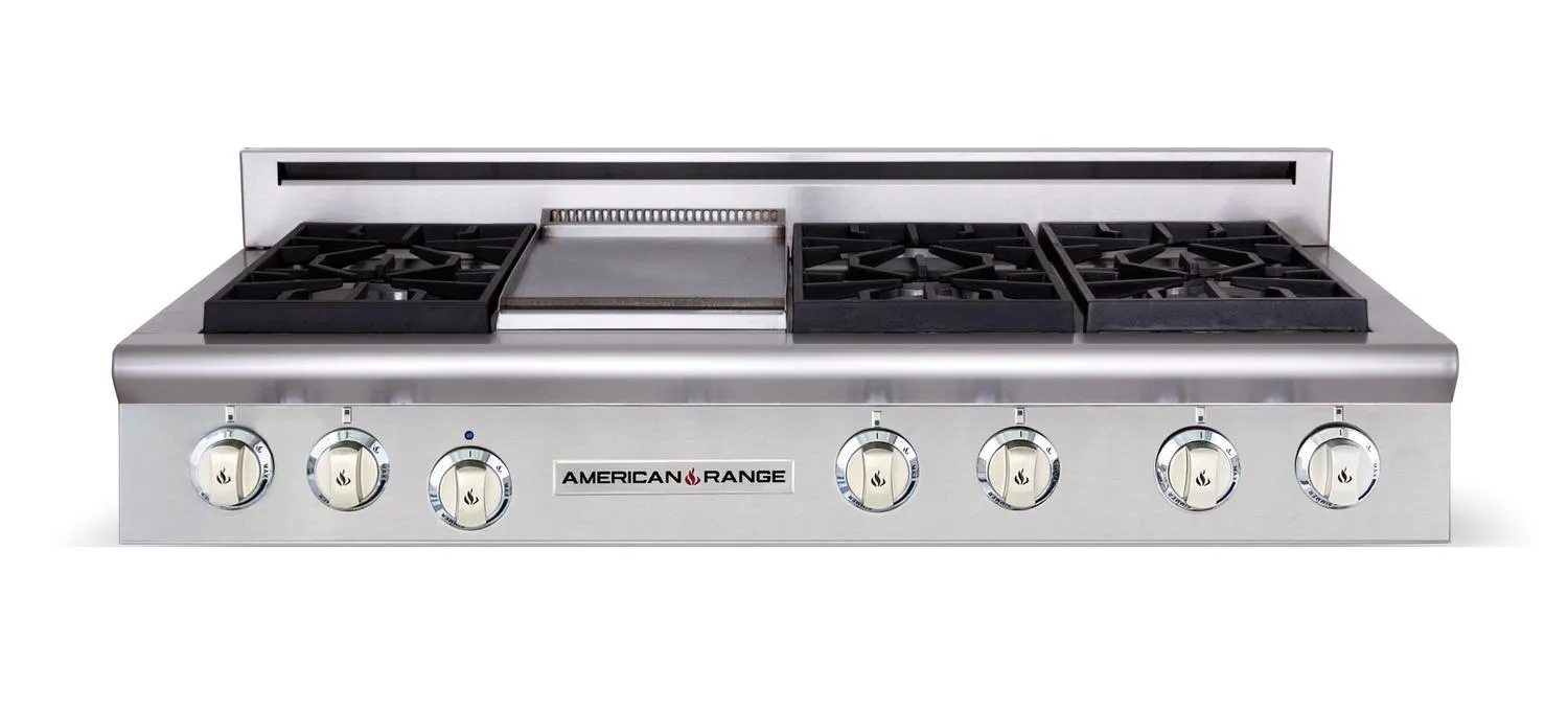 American Range AMERICANRANGELEGENDARSCT488 Legend 48 Inch Cuisine Rangetop