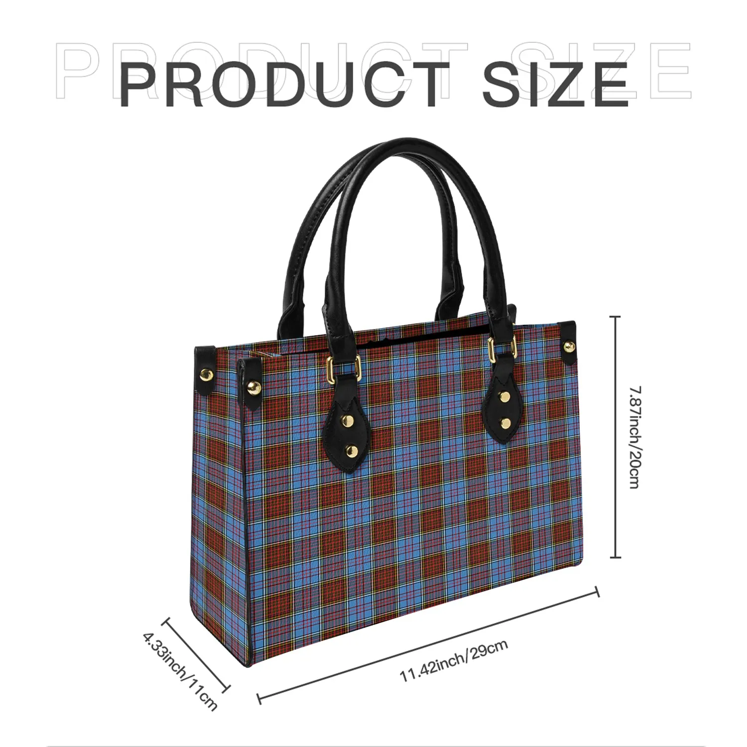 Anderson Modern Tartan Leather Bag