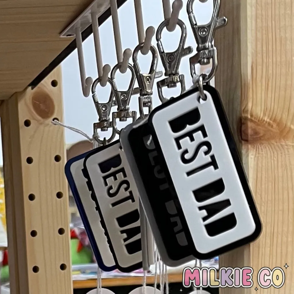 Best Dad Keychain