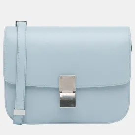 Blue Tone Medium Classic Box Shoulder Bag