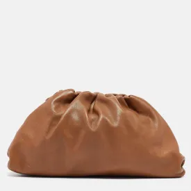 BOTTEGA VENETA Brown Leather Classic Pouch