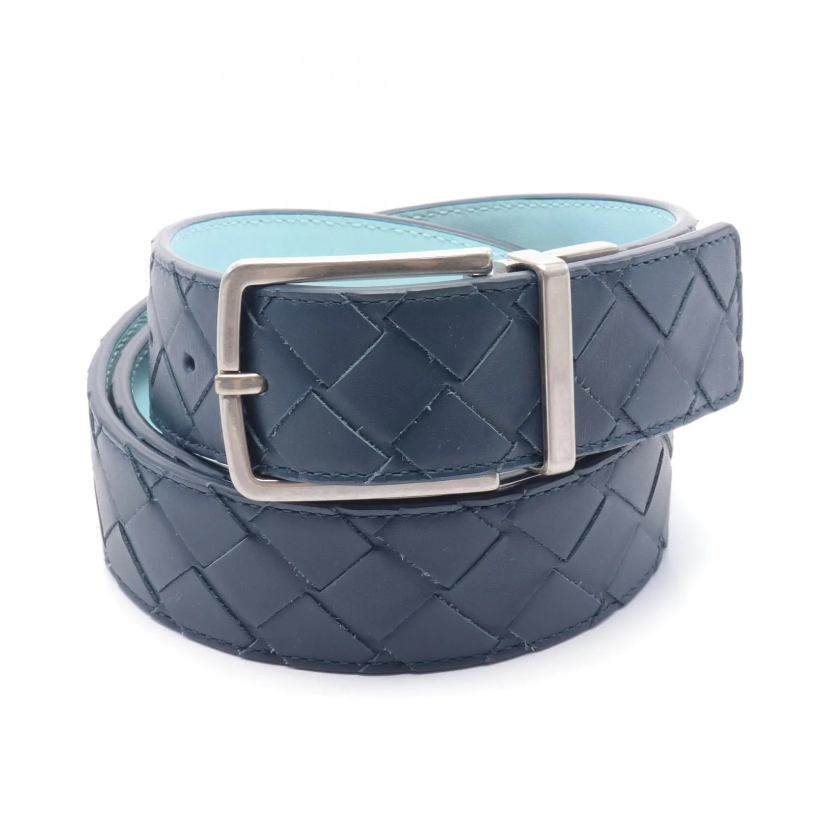 Bottega Veneta Intrecciato Leather Belt