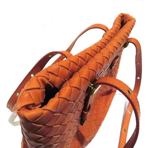 Bottega Veneta Intrecciato Leather Handbag 162937