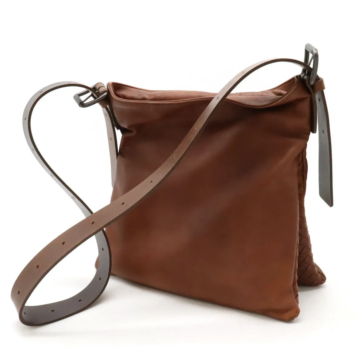 Bottega Veneta Intrecciato Leather Shoulder Bag 261983