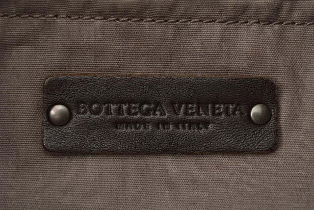 Bottega Veneta Leather Tote Bag Dark Brown