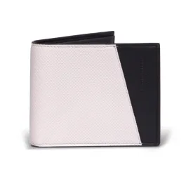 Bottega Veneta Logo Embossed Two Tone Bi-Fold Wallet