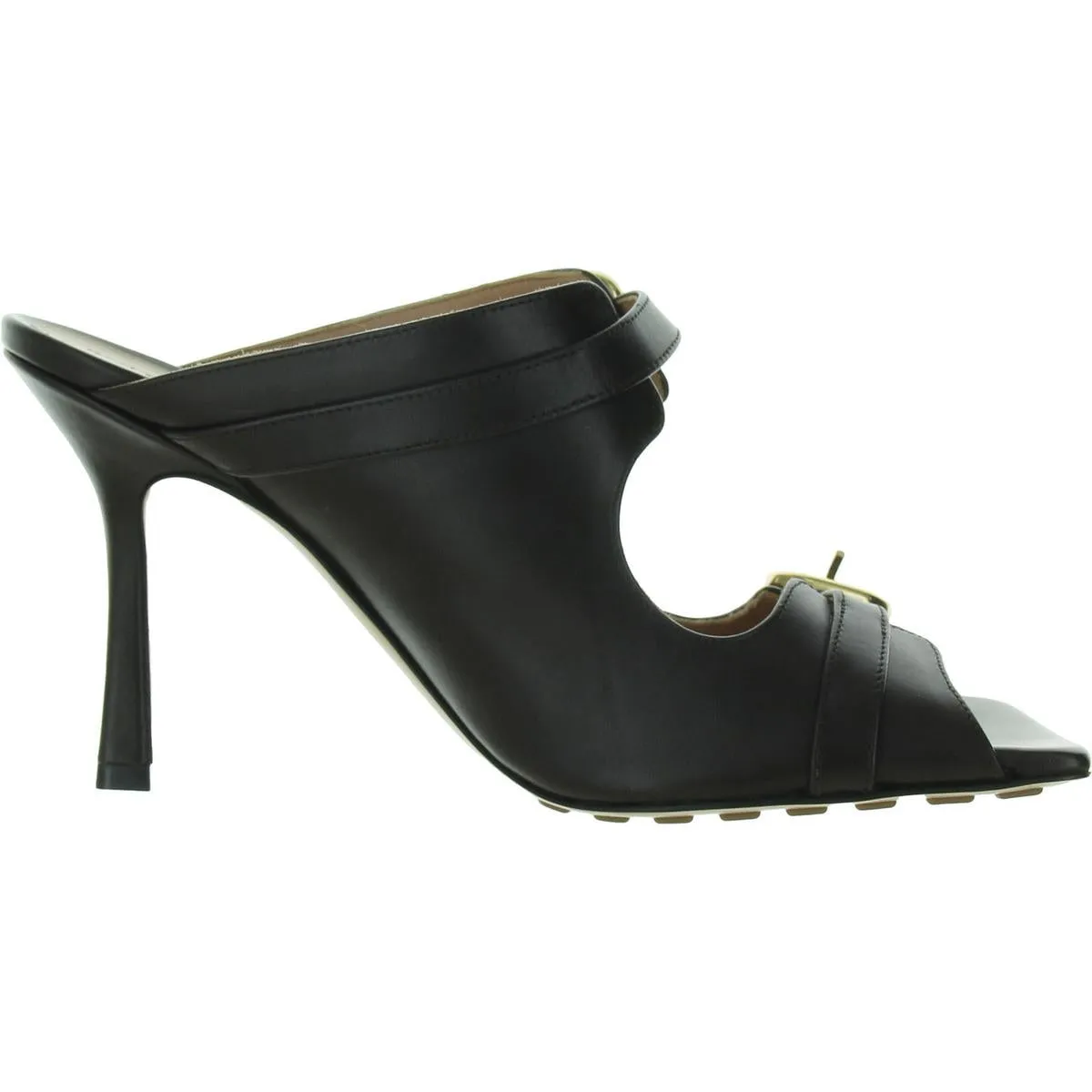 Bottega Veneta Womens Slip On Open Toe Mule Sandals