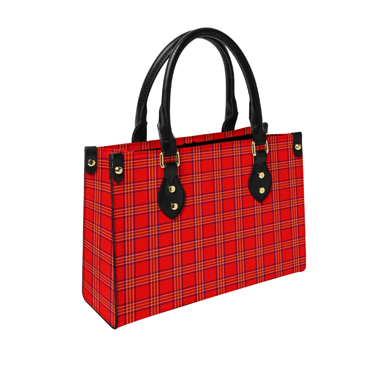 Burnett Modern Tartan Leather Bag