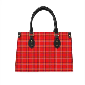 Burnett Modern Tartan Leather Bag