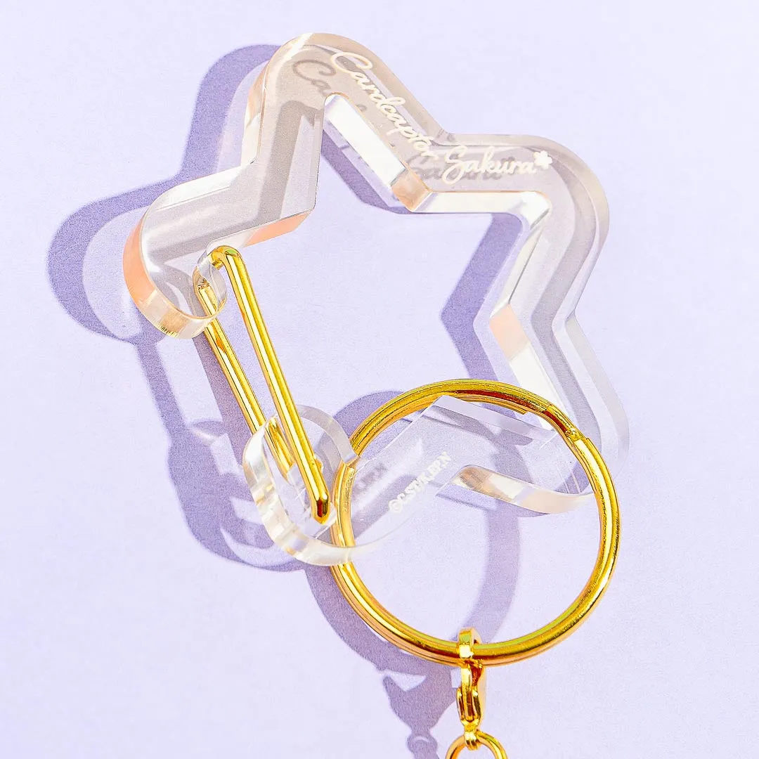 Cardcaptor Sakura Acrylic Keychain With Star Carabiner