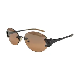 Celine Triomphe Oval Metal Sunglasses