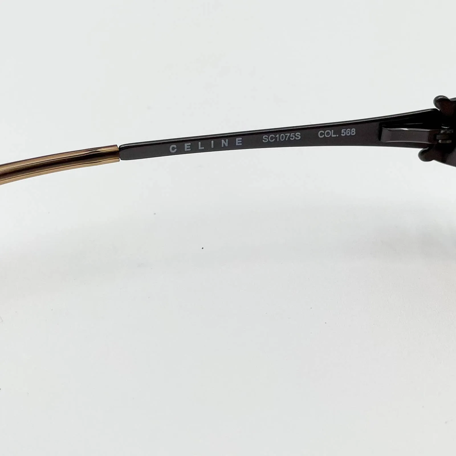 Celine Triomphe Oval Metal Sunglasses