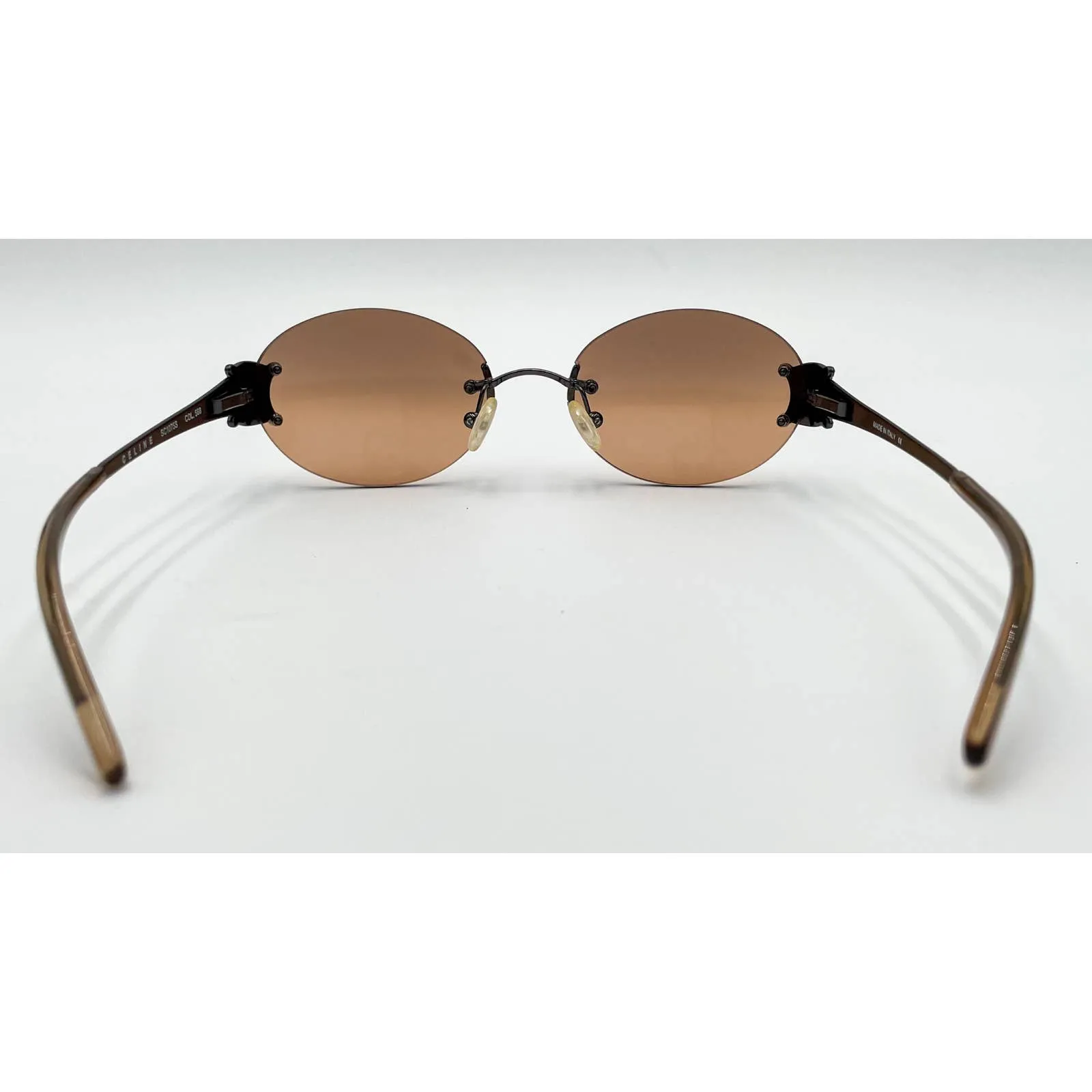 Celine Triomphe Oval Metal Sunglasses