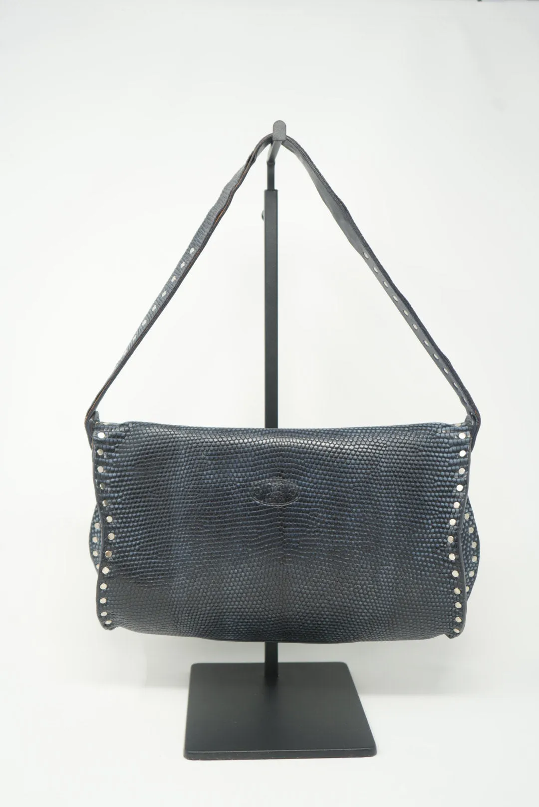 Celine Vintage Shoulder Bag Blue
