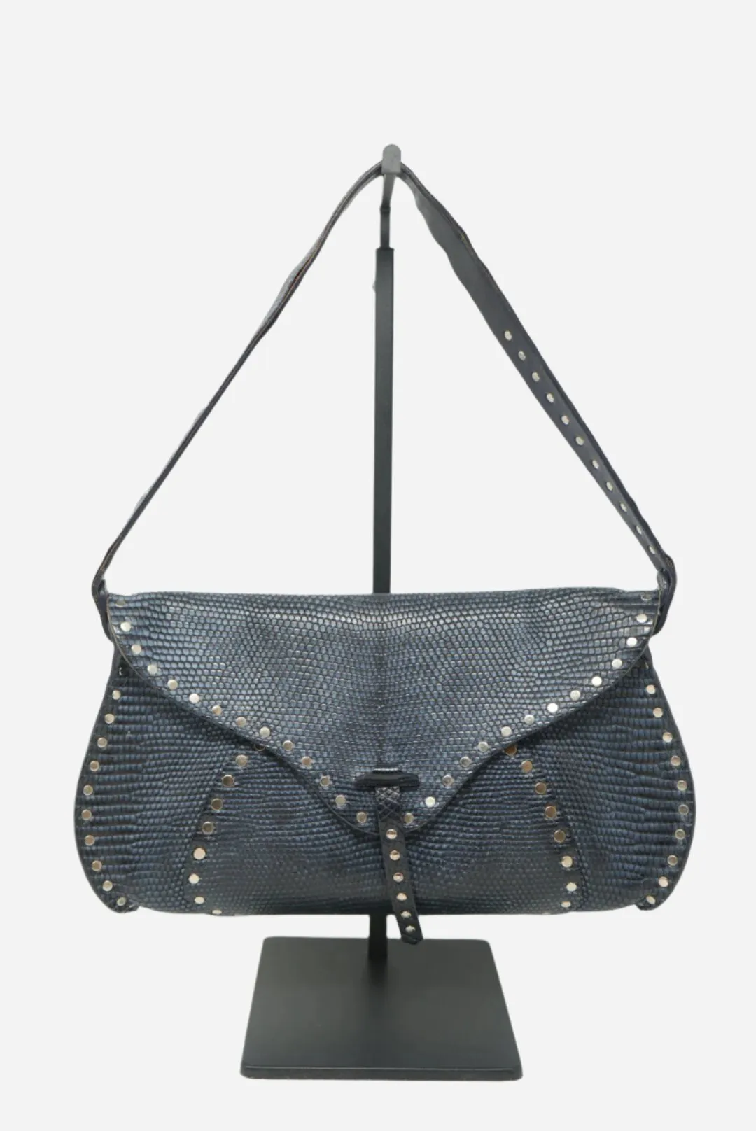Celine Vintage Shoulder Bag Blue