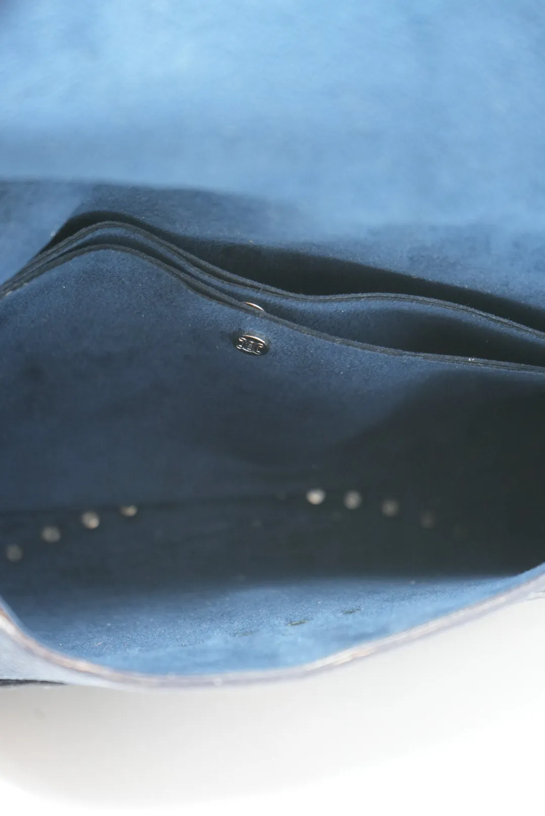 Celine Vintage Shoulder Bag Blue
