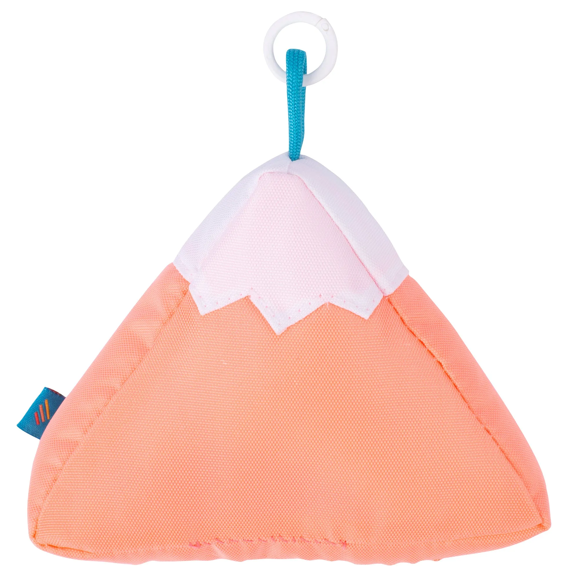 Coral Plush Mountain Keychain