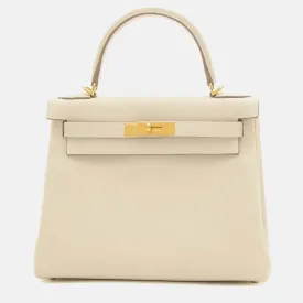 Cre Togo W Engraved Kelly Handbag