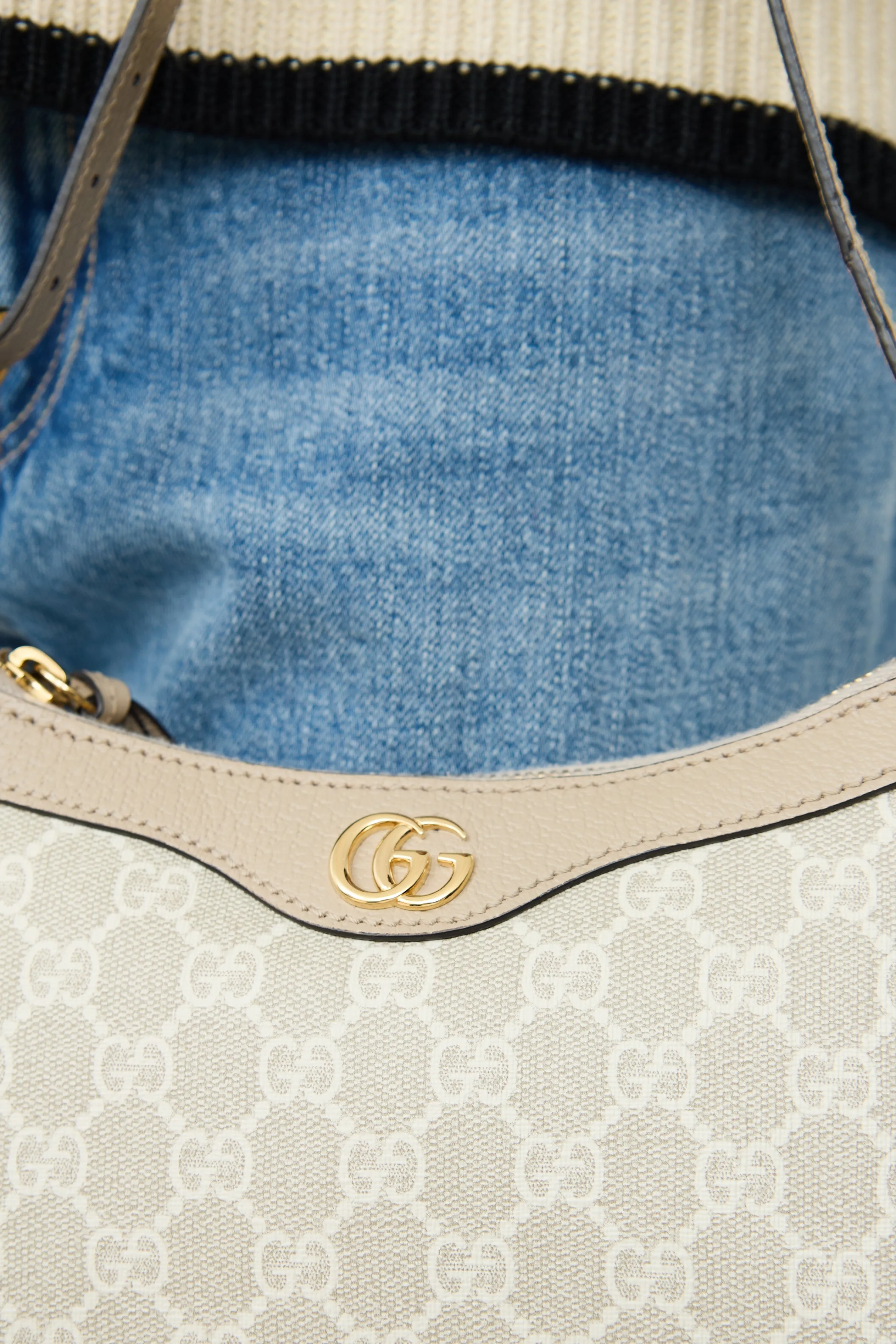 Cream GG Supreme Ophidia  Bag