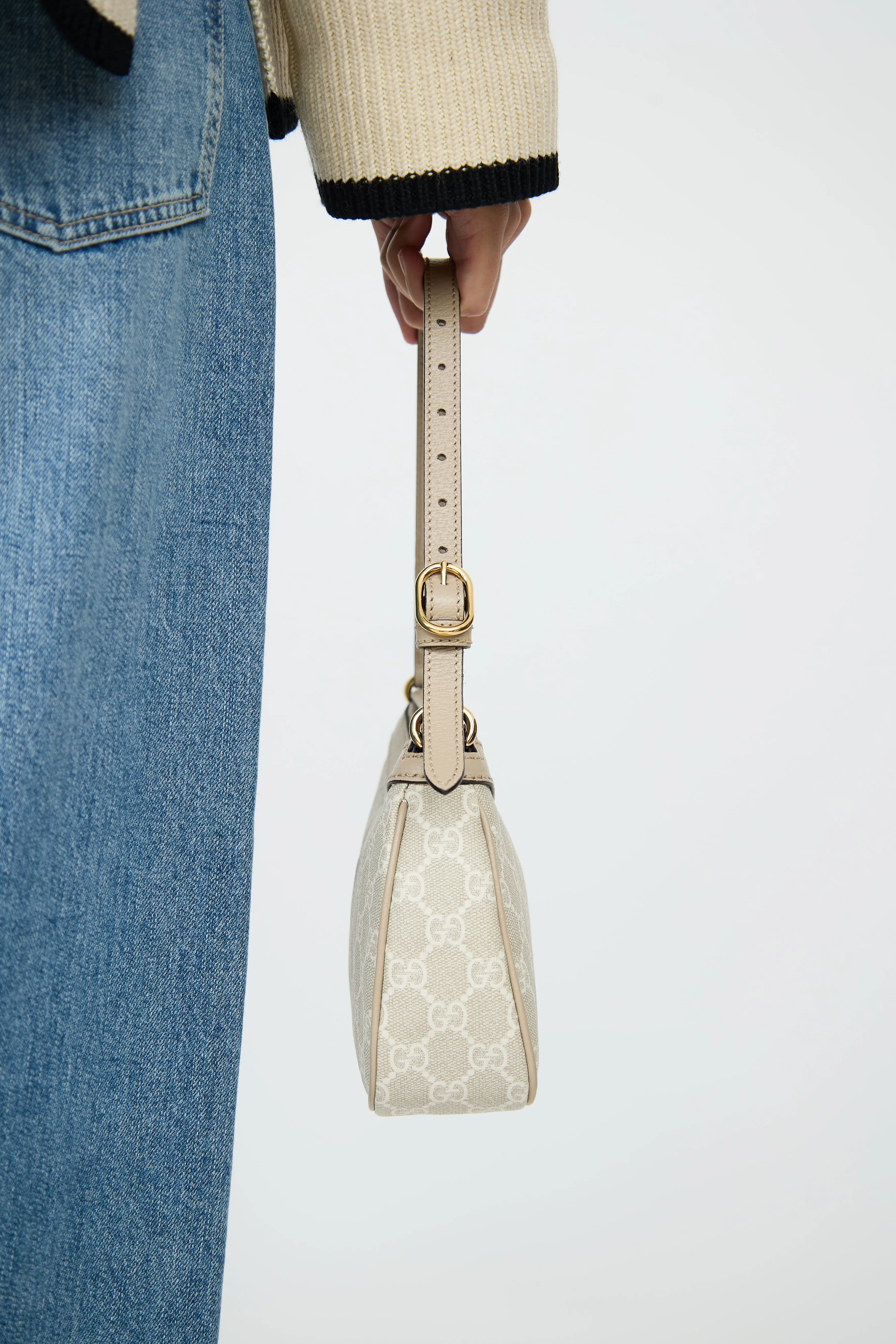 Cream GG Supreme Ophidia  Bag