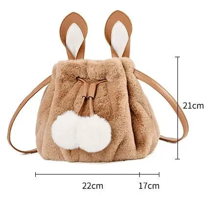Cute Rabbit Plush Small Bag