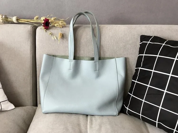 Fashion Womens White Leather Tote Bags White Shoulder Tote Bags White Handbags Tote For Women