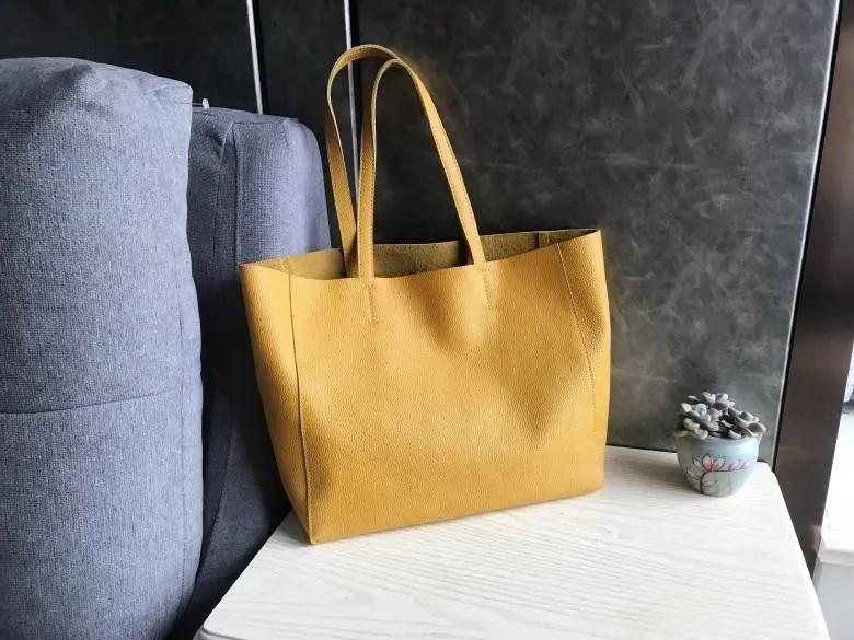 Fashion Womens White Leather Tote Bags White Shoulder Tote Bags White Handbags Tote For Women