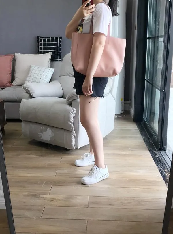Fashion Womens White Leather Tote Bags White Shoulder Tote Bags White Handbags Tote For Women