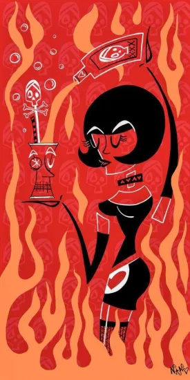 Femme Brulee - Signed Prints