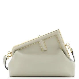 FENDI First Bag Leather with Python Small