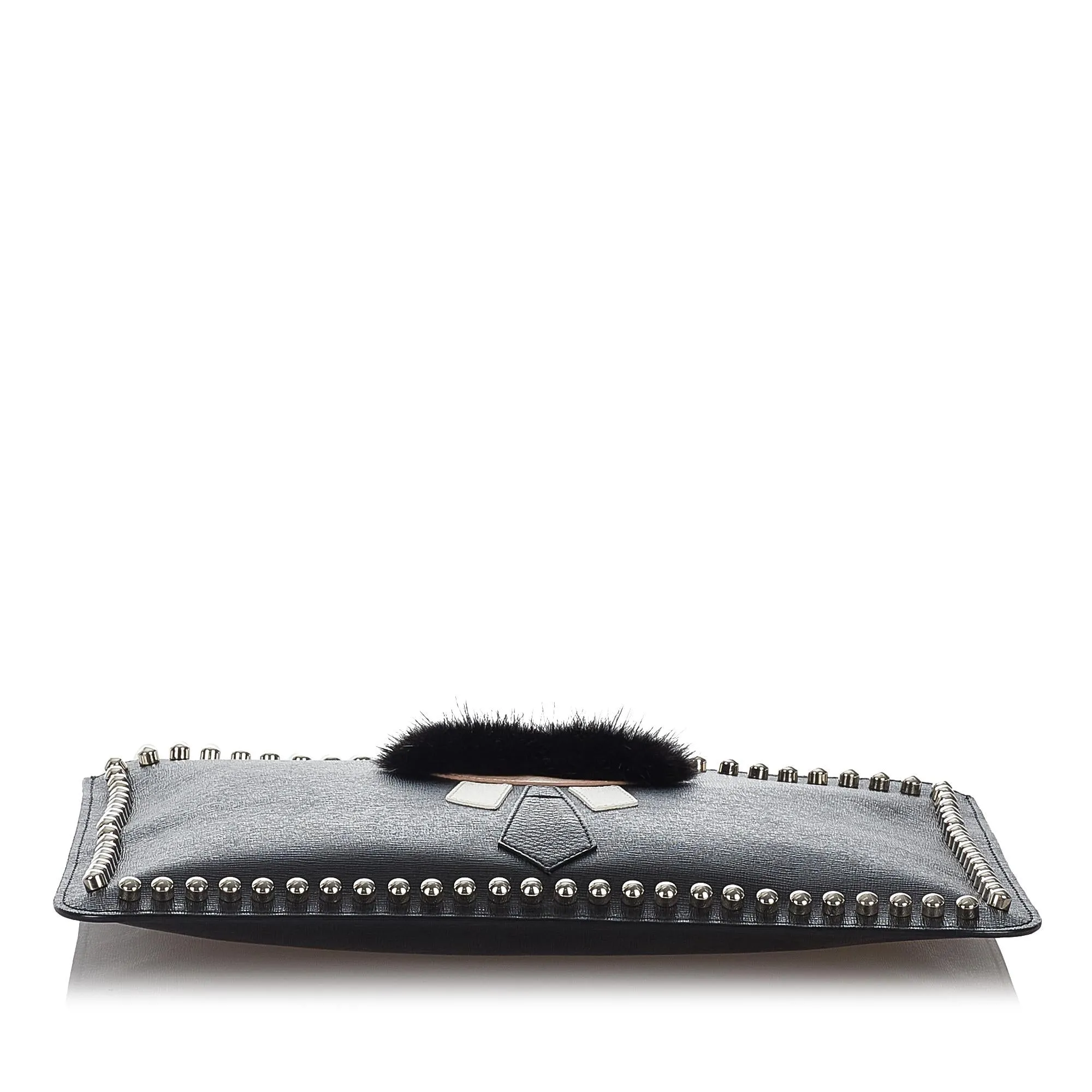Fendi Karlito Leather Clutch Bag (SHG-26787)